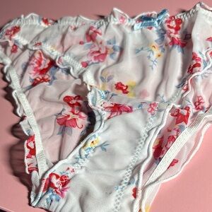 5️⃣6️⃣7️⃣ Floral Sheer Lace Panties